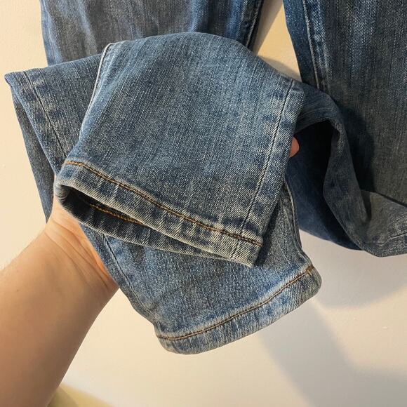 Reformation Jeans Harper Button Fly High Rise Skinny Jeans In ION Wash Sz 25 - Picture 6 of 13